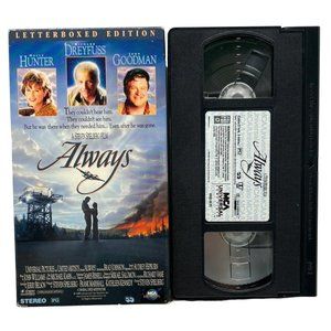 Always VHS Movie Richard Dreyfus Holly Hunter John Goodman Letterboxed Edition